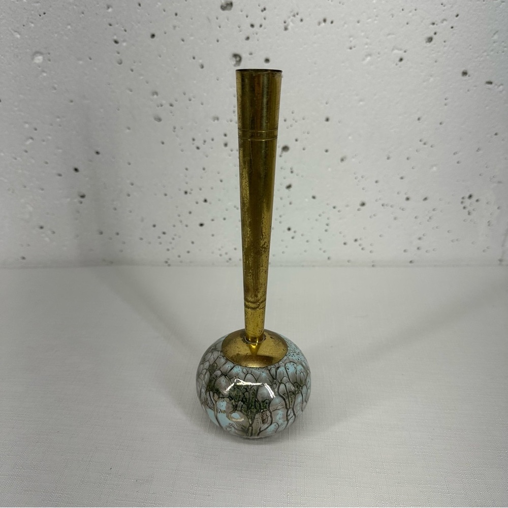 Vintage DELFT Holland Art Deco Handpainted Bud Vase